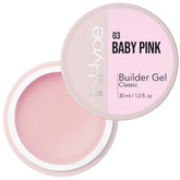 IN.HYPE UV Builder Gel Baby Pink#3 packaging highlights toxin-free formula for safe nail services.