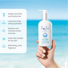Inis-energy-glycerin-moisture-lock shows enduring hydration even after washing.