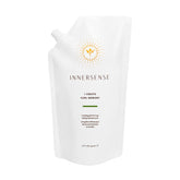 INNERSENSE Curl Memory Gel refill pouch pours to reveal a hydrating styling gel for flexible hold.