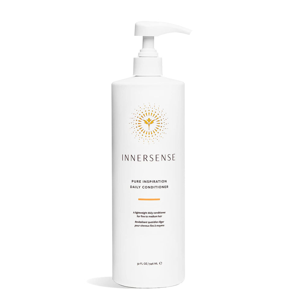 INNERSENSE Daily Conditioner bottle shows lightweight hydration for detangling and shine.