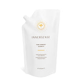 INNERSENSE hairbath shampoo lather demonstrates gentle cleansing for vibrant, lightweight hair.