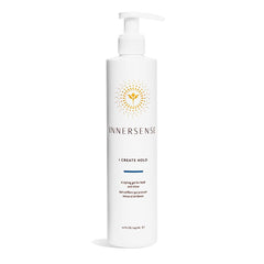 INNERSENSE I Create Hold Gel bottle front shows honey-based styling for defined hold and shine.