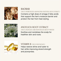 INNERSENSE Natural Hair Love Prep Spray application demonstrates thermal care during heat styling