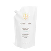 INNERSENSE Natural Hydrating Cream Conditioner bottle shown for hydration and frizz control.