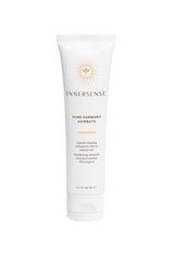 INNERSENSE Pure Harmony Hairbath bottle demonstrates sulfate-free cleansing with added volume.