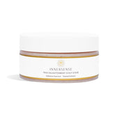 INNERSENSE True Enlightenment Scrub jar – rich exfoliating texture for a clarifying pre-cleanse.