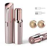 innobeaut facial hair remover close-up on lip area for precise, painless grooming