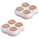 Innobeaut flawless legs replacement heads close-up for precise, irritation-free shaving.