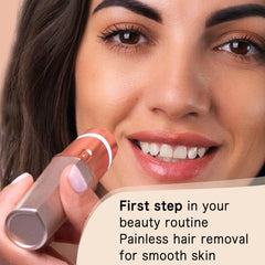 INNOBEAUT Gen3 double halo blade design speeds hair removal with precision.