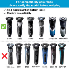 Innobeaut SH50 replacement head provides precise cutting for a clean shave.