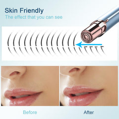 INNOBEAUT women's face trimmer delivers gentle, precise hair removal on cheeks and chin.