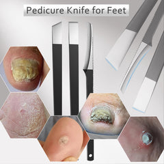 Innysh nail file and cuticle pusher for smooth edges