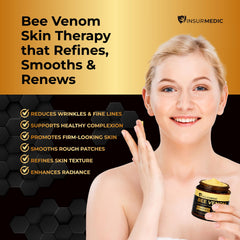 InsurMedic Bee Venom Cream applied to joints supports daily comfort during movement