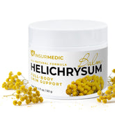 InsurMedic Helichrysum Balm jar promoting deep hydration for dry skin