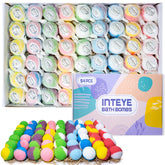 INTEYE Luxury Bath Bombs Gift Set box front highlights premium packaging