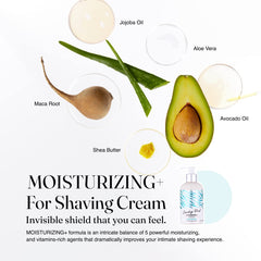 IntiMD Coochy Plus moisturizing formula close-up shows jojoba avocado aloe blend