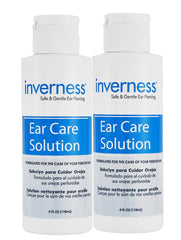 Inverness After Piercing Ear Care two-pack bottles front view for easy daily use