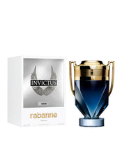 Invictus Paco Rabanne cap detail—sleek hardware hints at sport-inspired confidence and lasting fragrance.