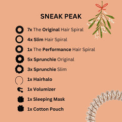 Invisibobble collection featuring varied elastic bands and accessories for gentle, comfortable wear.