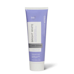 Ion Bright White Creme Lightener packaging side shows premium formula for on-scalp use