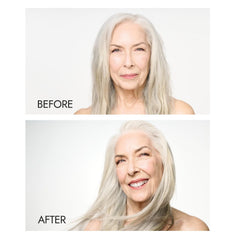 Ion Silk Drops lightweight formula applied to hair prevents weighing down.