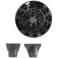Ion Whisper Quiet Lite dryer nozzle area demonstrates cool shot feature for setting style.