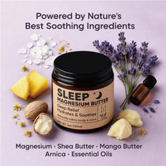 ipxkwll magnesium butter leg application demonstrates nightly relief on legs