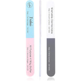 Iridesi 4 Way Nail File blue 240 grit shapes natural nails precisely