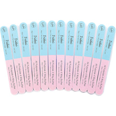 Iridesi 4 Way Nail File white 1000 grit removes lines for a polished surface