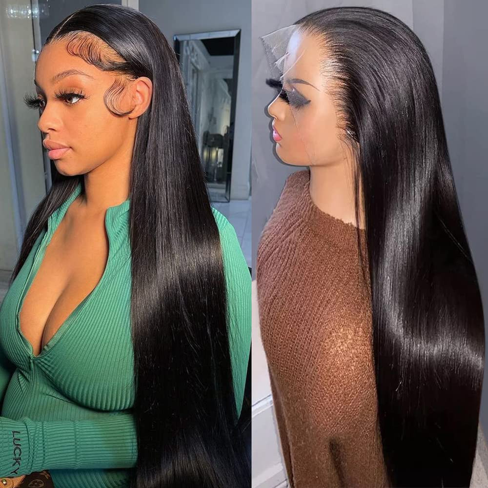 Iris Queen 28-inch lace-front wig front view with natural hairline for daily wear.