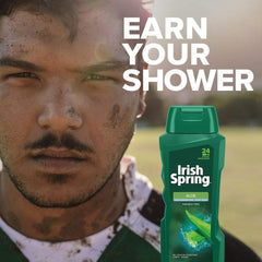 Irish Spring Original body wash creates rich lather for thorough cleansing