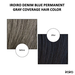 iroiro color being applied to hair demonstrating even coverage benefit