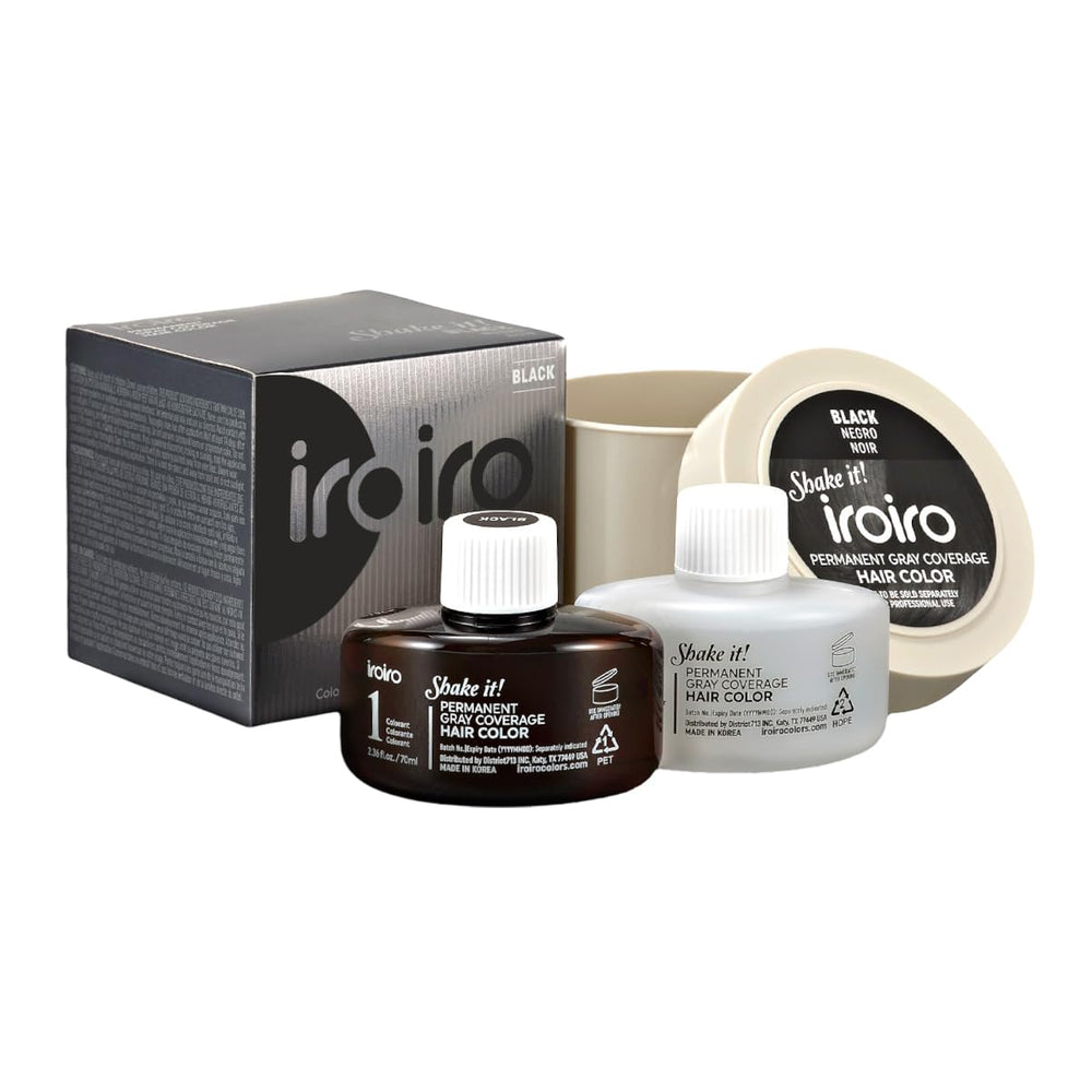 iroiro front packaging showing black color and benefits