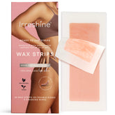 irreshine wax strips packaging shows vegan 40-count kit for home waxing