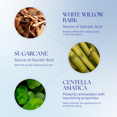 is-clinical-cleansing-complex-skin-closeup reveals smooth, soft skin after use.