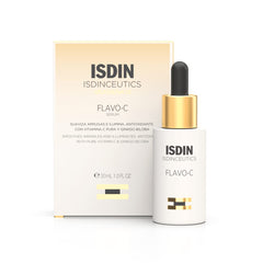 ISDIN Flavo-C brightening bottle for daily radiance and even tone.