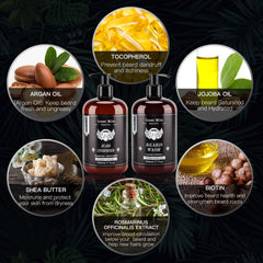 ISNER MILE Beard Wash closeup showcases argan oil hydration in the lather.