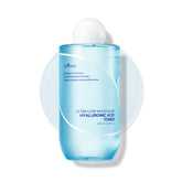IsNtree Ultra-Low Molecular Hyaluronic Acid Toner bottle closeup shows quick absorption hydration