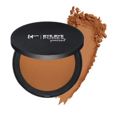 IT Cosmetics compact front view showing sleek packaging and portable design benefit