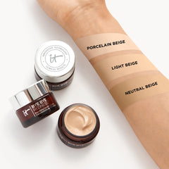 IT Cosmetics Bye Bye Redness packaging-front highlights compact, travel-friendly design.