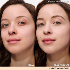 IT Cosmetics Bye Bye Under Eye Concealer Light texture swirl illustrates creamy coverage