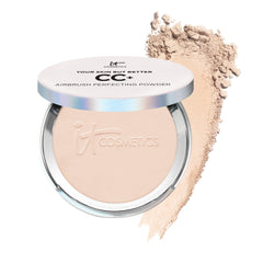IT Cosmetics CC+ Airbrush Powder compact close-up for flawless finish