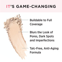 IT Cosmetics CC+ Airbrush Powder brush showing easy blending