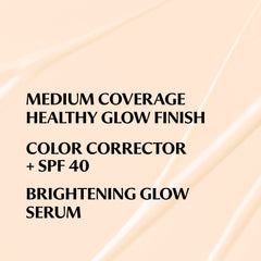 IT Cosmetics CC+ Nude Glow application using brush for buffed, even coverage.