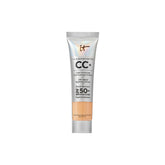 IT Cosmetics CC+ Cream Travel front box highlights full-coverage foundation with SPF 50+.