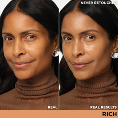 IT Cosmetics CC+ Cream Illumination Rich swirl on skin shows glow without heavy shimmer.