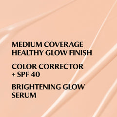 Close-up texture of IT Cosmetics CC+ Nude Glow foundation.