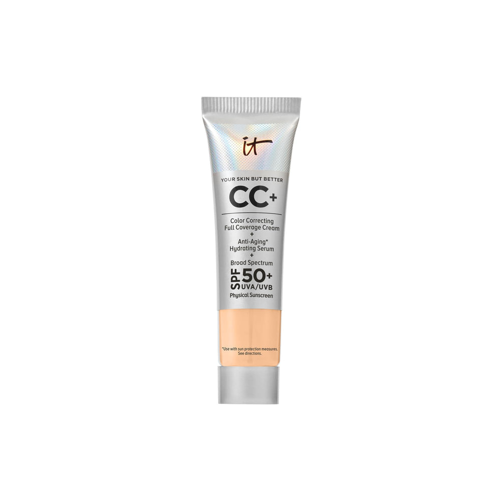 IT Cosmetics CC+ Travel bottle front for on-the-go flawless coverage