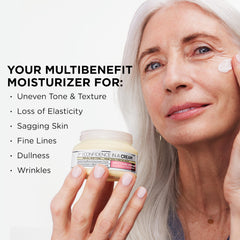 IT Cosmetics Confidence in a Cream Travel barrier repair graphic suggests strengthened moisture barrier.
