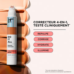 IT Cosmetics Do It All Radiant Concealer application brush for blending evenly.